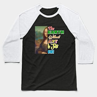 Mona Lisa Baseball T-Shirt